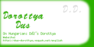 dorottya dus business card